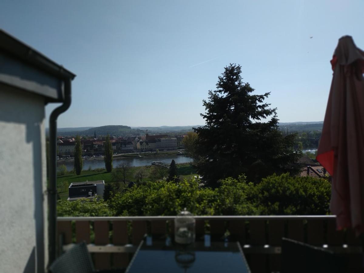 Das Ferienhaus Mit Aussicht Пирна Экстерьер фото