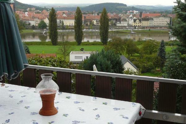 Das Ferienhaus Mit Aussicht Пирна Экстерьер фото